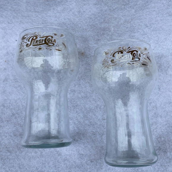 Pepsi Cola Other - Pepsi Cola Set 2 Glasses Fountain Style Vintage